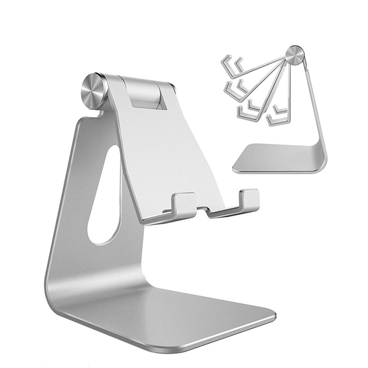 Universal Adjustable Aluminum Cell Phone Holder Bracket para sa Mesa